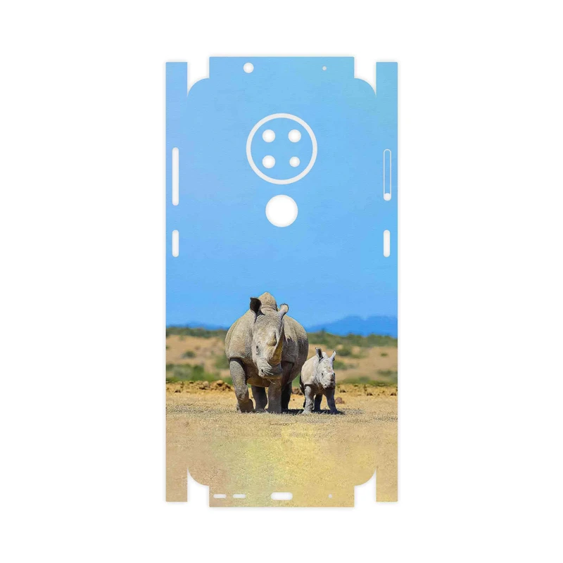 برچسب پوششی ماهوت مدل Rhino-FullSkin مناسب برای گوشی موبایل نوکیا 6.2
