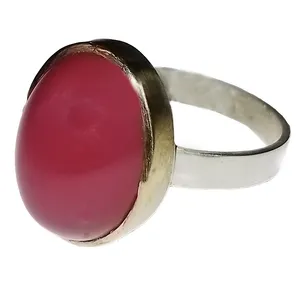 انگشتر نقره مردانه مدل عقیق کد G01