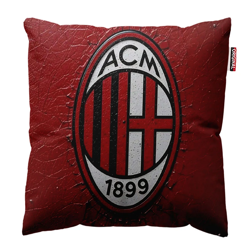 کوسن پاد آفرین طرح باشگاه آث میلان کد 3915 سایز 30*30 سانتی متر