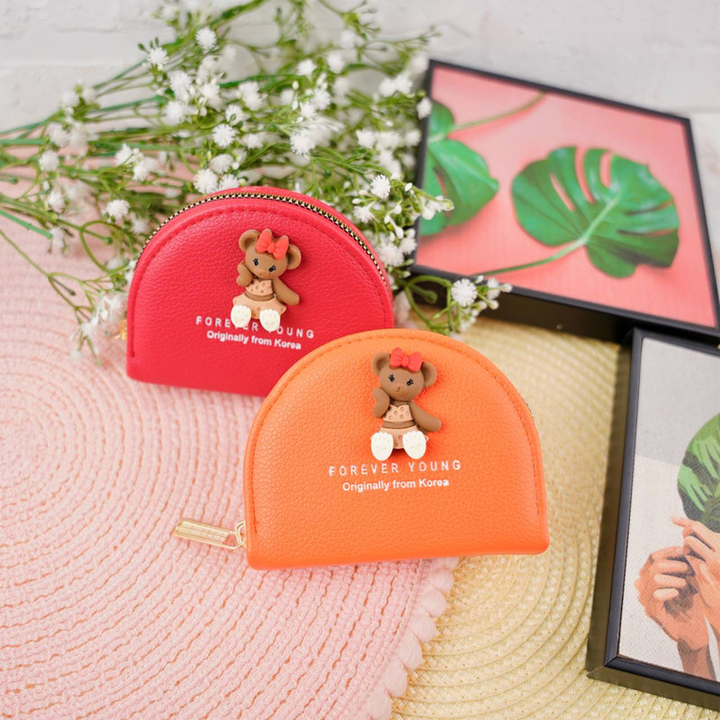 جاکارتی زنانه مدل نیم گرد خرس کوچولو کد JK138-1610