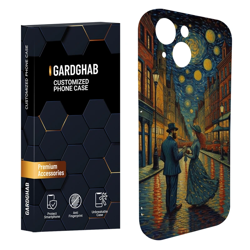  کاور گارد قاب مدل هنری مناسب برای گوشی موبایل اپل iPhone 14 Plus