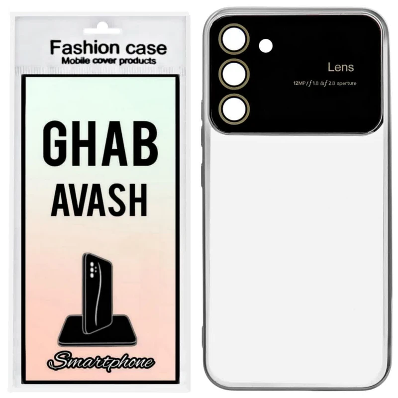 کاور قاب آوش طرح شفاف مدل دوررنگی 03 مناسب برای گوشی موبایل سامسونگ GALAXY S21 FE