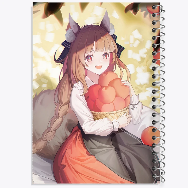 دفتر نت موسیقی 50 برگ خندالو مدل هولو انیمه ادویه و گرگ کد 36134