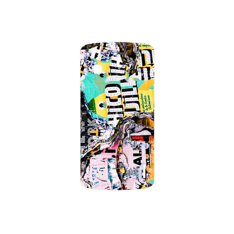 برچسب پوششی ماهوت مدل Collage of Teared Paper مناسب برای گوشی موبایل گوگل Nexus 4