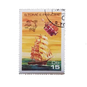 تمبر یادگاری مدل کشتی سائو تومه 4869