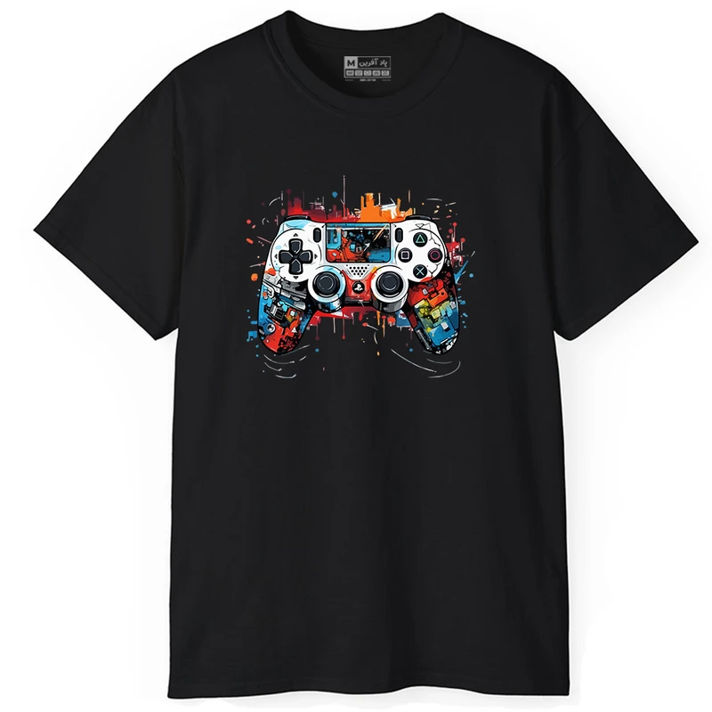 تی شرت آستین کوتاه مردانه پاد آفرین مدل گیم کد DKTMM65