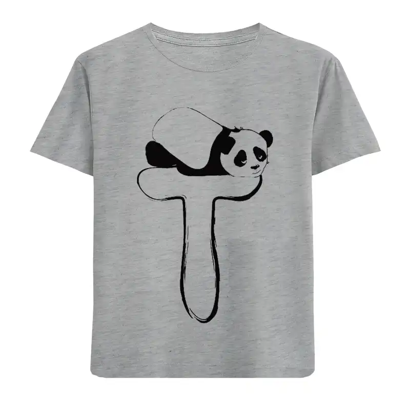 تی شرت آستین کوتاه بچگانه مدل پانداF770 T