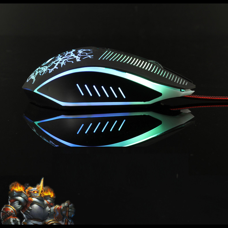 موس مخصوص بازی لایماید مدل RGB-V6 کد GAMING-2024