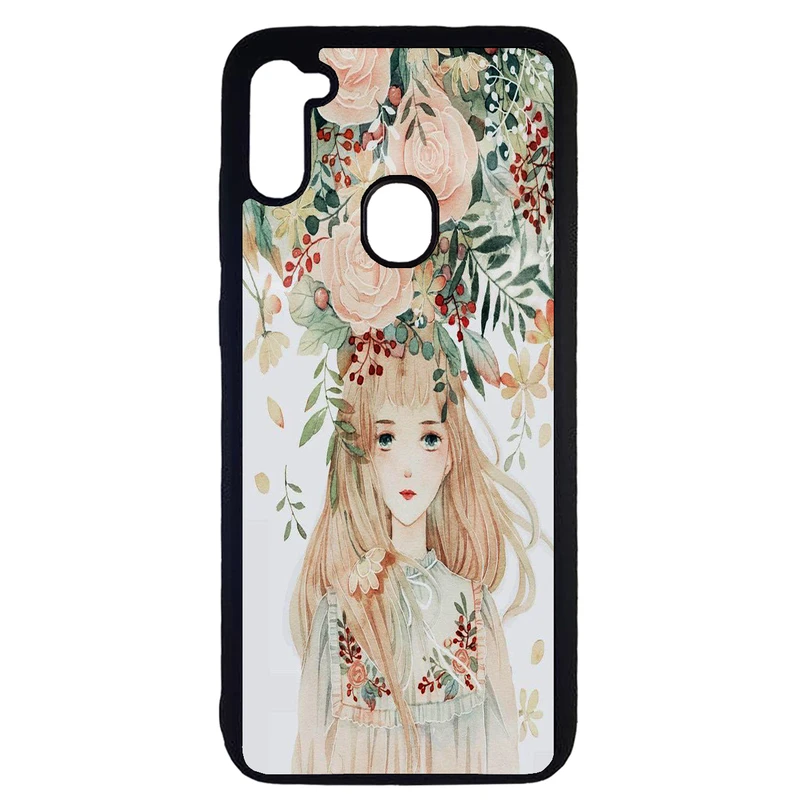 کاور طرح دختر کد 110646 مناسب برای گوشی موبایل سامسونگ galaxy a11