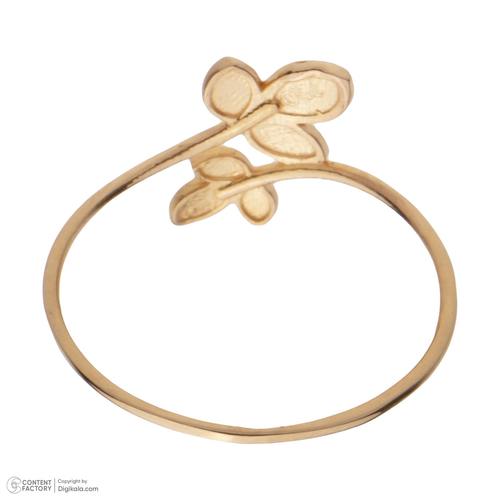 انگشتر طلا 18 عیار زنانه گلدم مدل R-3070016 - - 3