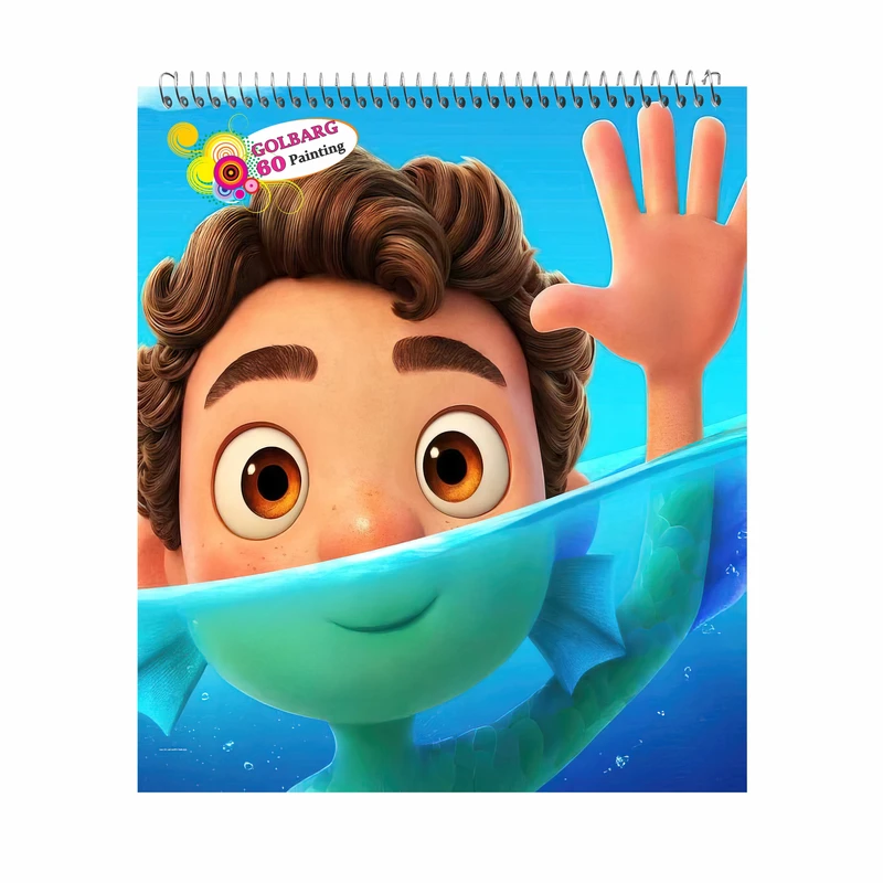 دفتر نقاشی 60 برگ گلبرگ طرح پسرانه کد 601323 