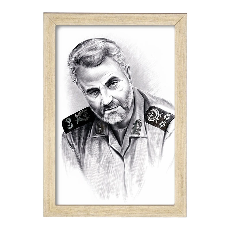 تابلو خندالو طرح شهید سپهبد حاج قاسم سلیمانی  کد 2618