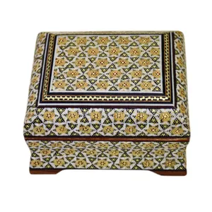 جعبه جواهرات خاتم کاری کد 11
