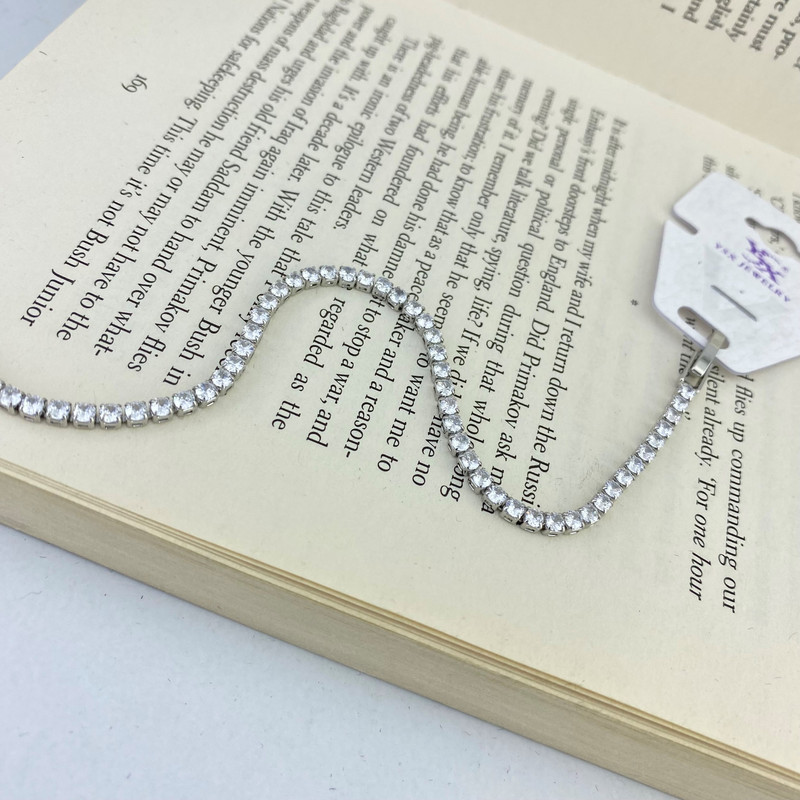 دستبند زنانه وای اس ایکس مدل تنیسی کد B4174 دستبند زنانه وای اس ایکس مدل تنیسی کد B4174