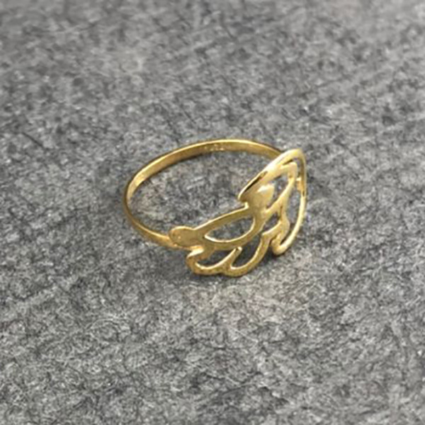 انگشتر طلا 18 عیار دخترانه دوست خوب مدل dk318 انگشتر طلا 18 عیار دخترانه دوست خوب مدل dk318