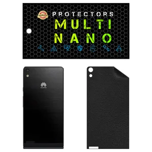 Multi Nano X-F1L Model Leather Rear Skin For Huawei Ascend P6 Mobile Phone