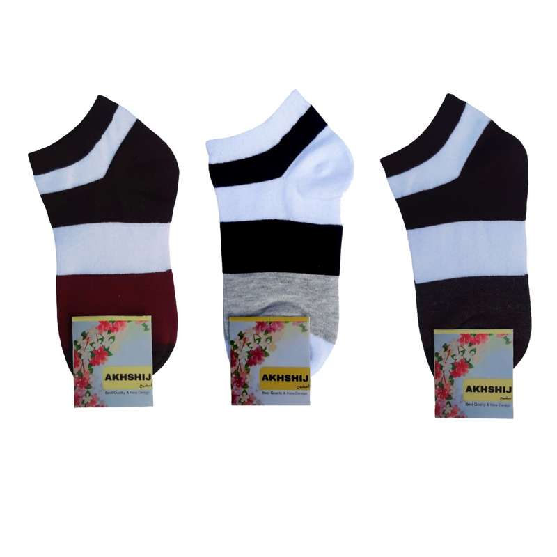 جوراب آخشیج مدل SB24 بسته 3 عددی
