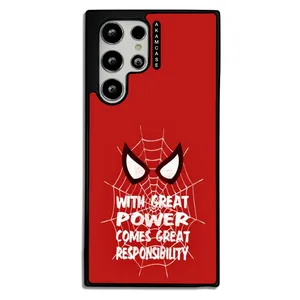AKAM AMCWSGS22U-SPIDERMAN18 Cover For Samsung Galaxy S21 Ultra
