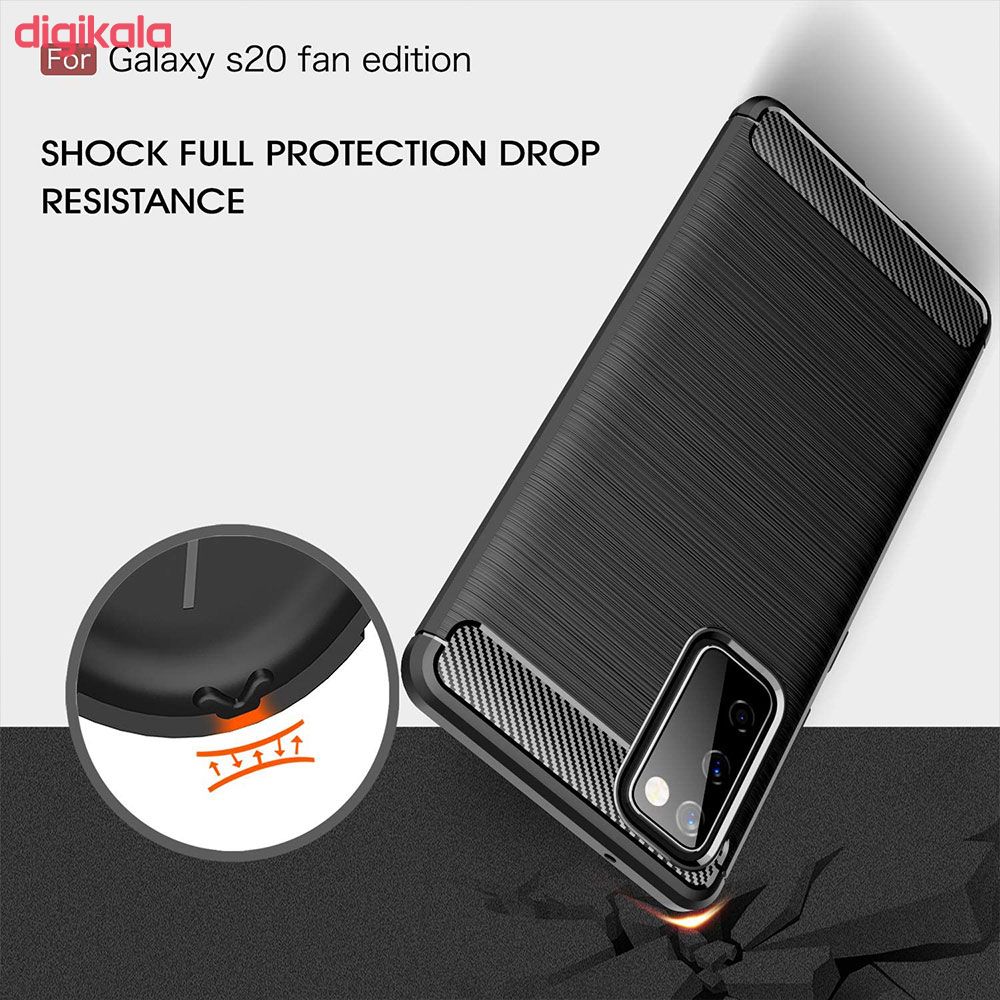 کاور جیتک مدل Rugged Carbon مناسب برای گوشی موبایل سامسونگ Galaxy S20 FE 5G/4G main 1 1