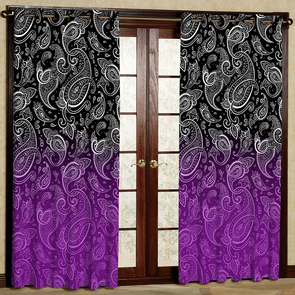 پرده مدل مخمل پانچی کد 7765 سایز 280x140 سانتی متر