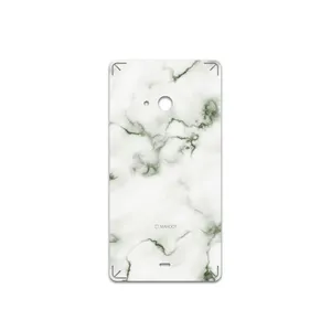 MAHOOT  Blanco-Smoke-Marble Cover Sticker for microsoft Lumia 540