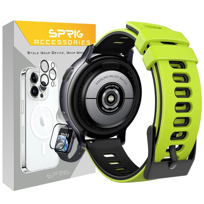 بند اسپریگ مدل Hike Sport مناسب برای ساعت هوشمند سامسونگ Galaxy 4/5/6 سایز 40/43/44/46/47 میلی متری