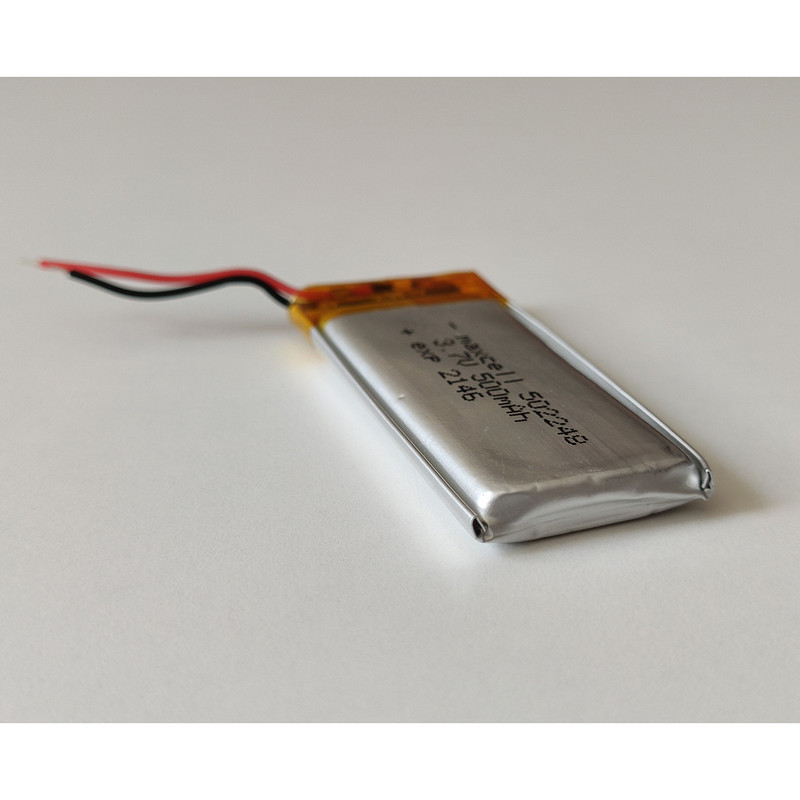 باتری لیتیوم پلیمر مکسل کد 50x22x4.8 ظرفیت 500 میلی آمپر ساعت