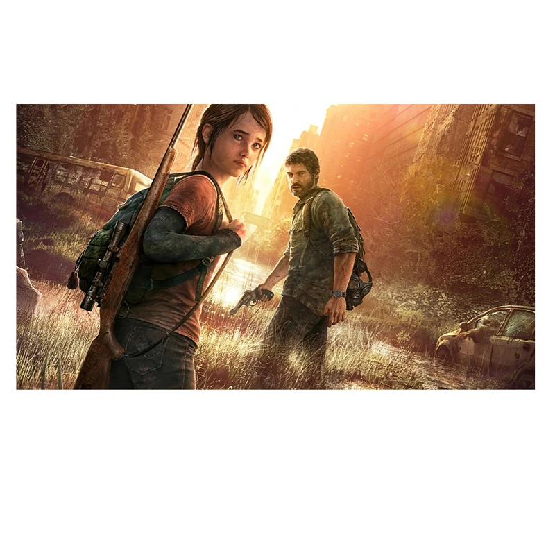 فرش پارچه‌ای مدل فرشینه طرح بازی  the last of us کد AR3061873