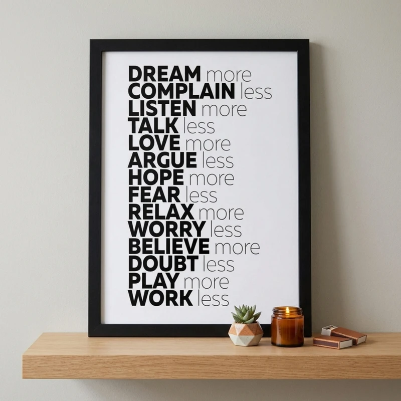 تابلو مدل انگیزشی Dream more کد G14-23