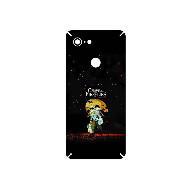 برچسب پوششی ماهوت مدل Grave of the Fireflies مناسب برای گوشی موبایل گوگل Pixel 3