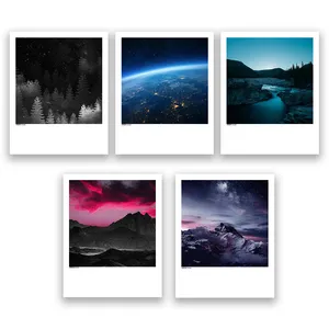 آویز تزیینی عرش مدل فانتزی منظره طبیعت کد Asa668 مجموعه پنج عددی