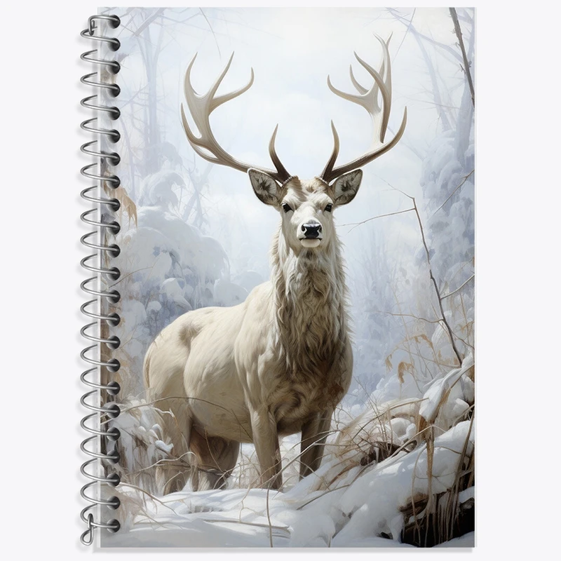 دفتر لغت 50 برگ خندالو طرح گوزن کد F441