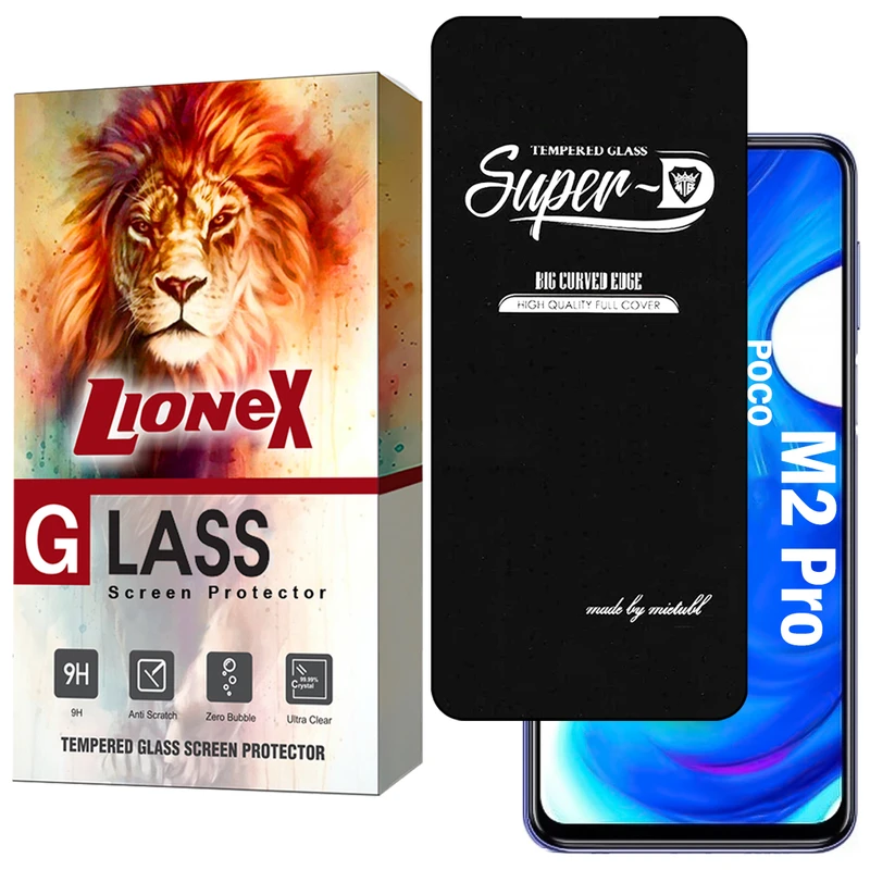 محافظ صفحه نمایش لایونکس مدل SUPERDNL مناسب برای گوشی موبایل شیائومی Poco M2 Pro