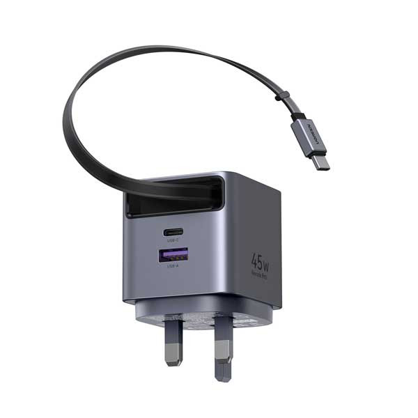 شارژر دیواری 45 وات یوگرین مدل 65823 به همراه کابل USB‑C