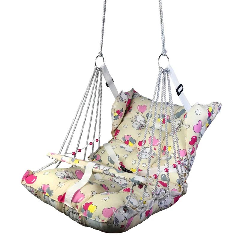 عکس شماره 6 : تاب کودک مدل فیل و بادکنک کد 018