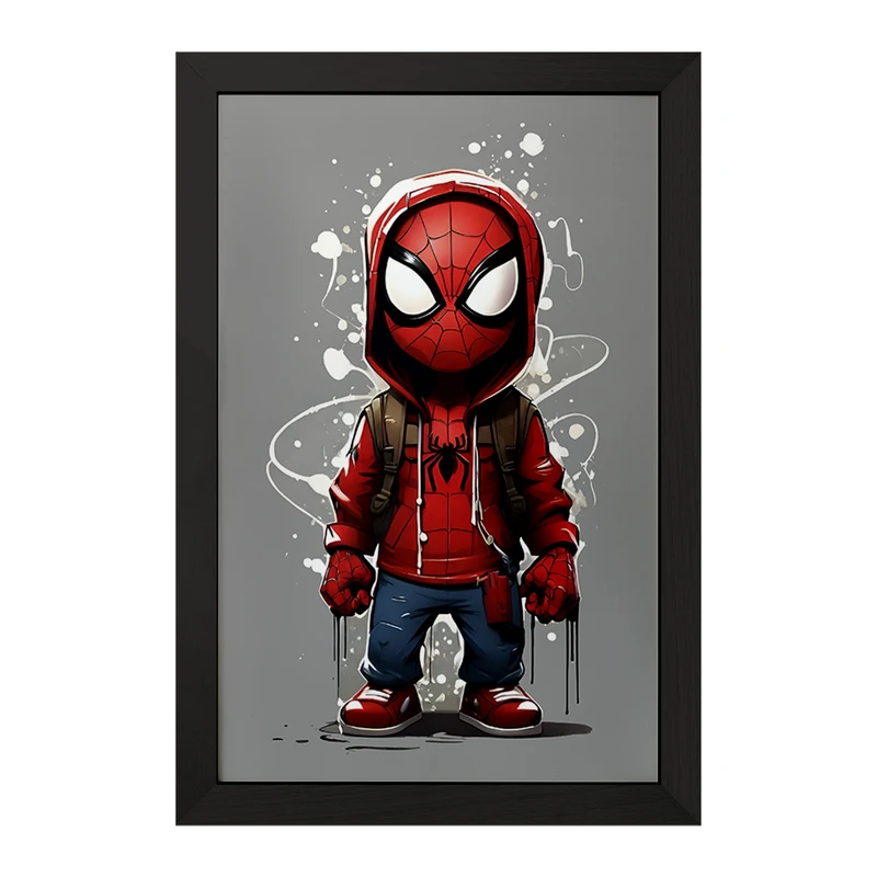 تابلو خندالو مدل مرد عنکبوتی (Spider Man) کد F6921