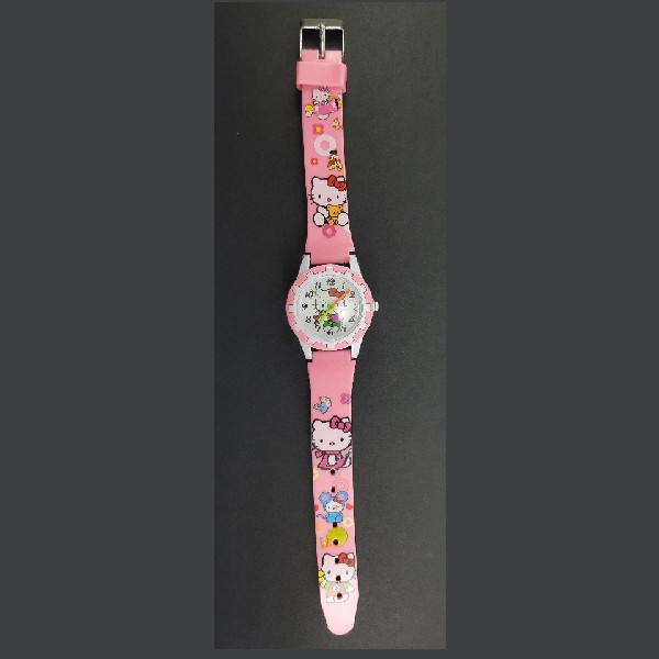 ساعت مچی عقربه ای دخترانه مدل Hello KITTY ساعت مچی عقربه ای دخترانه مدل Hello KITTY