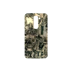 MAHOOT Collage of Skyscraper Cover Sticker for LG G2