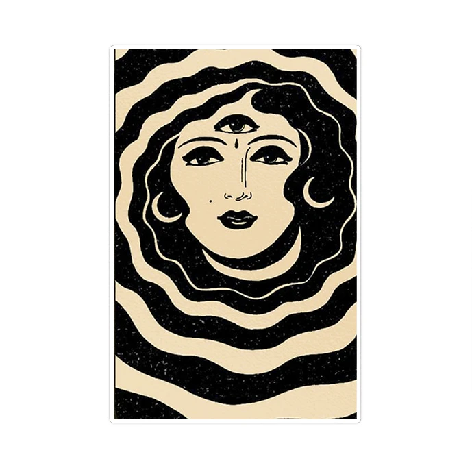 استیکر تزئینی موبایل و تبلت ماسا دیزاین مدل SM0004 GIRL