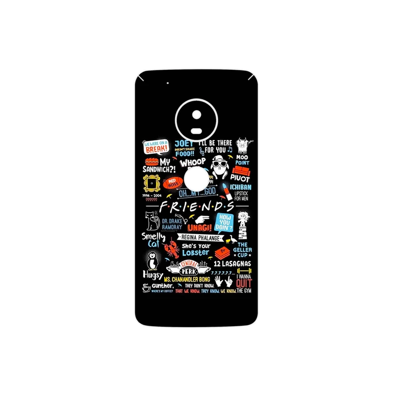 برچسب پوششی ماهوت مدل Friends 2 مناسب برای گوشی موبایل موتورولا Moto G5 Plus