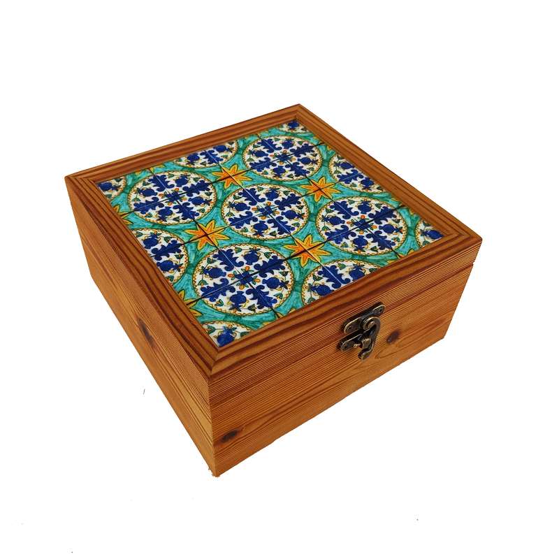 جعبه هدیه چوبی مدل ترمو C48