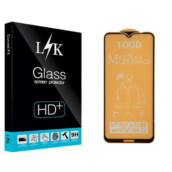 محافظ صفحه نمایش مات ال کی مدل Hard glass مناسب برای گوشی موبایل شیائومی Redmi Note 8