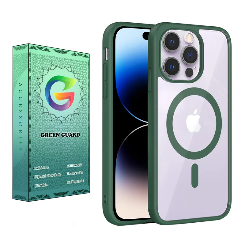 کاور گرین گارد طرح Magsafe-Color کد KL_J55 مناسب برای گوشی موبایل اپل Iphone 15 Pro Max