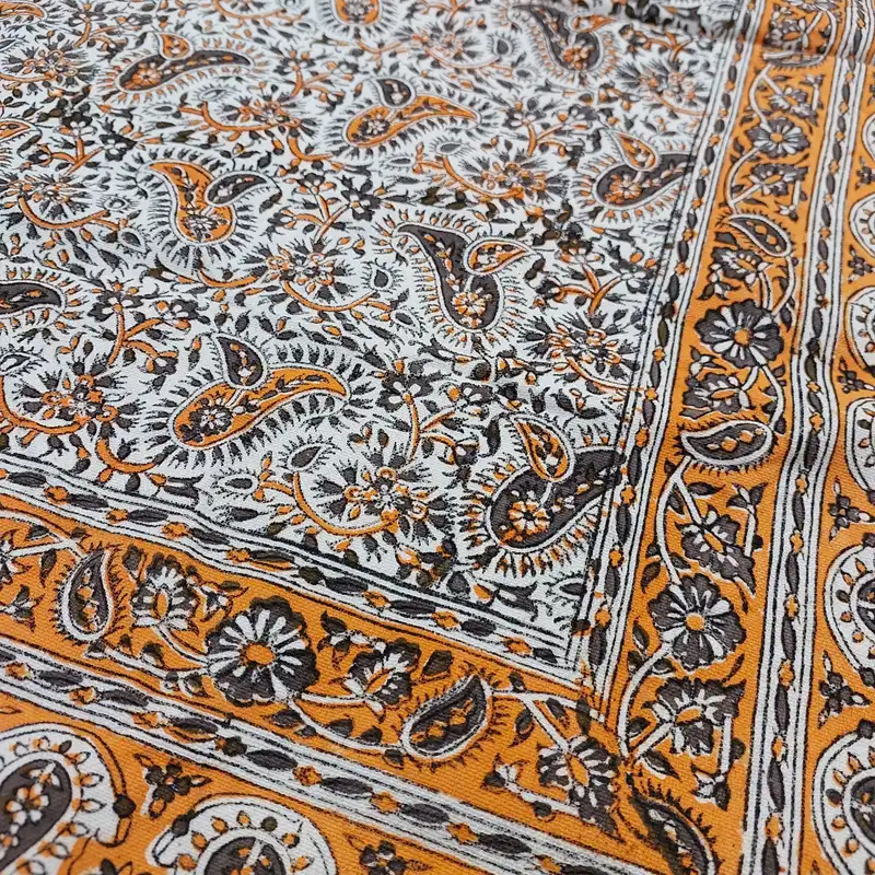 رومیزی قلمکار مدل تینا طرح سلسله ای کد T27