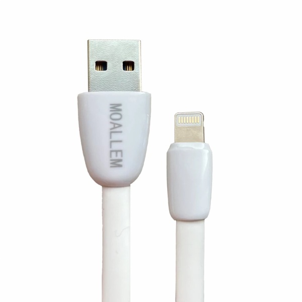کابل تبدیل USB به لایتنینگ معلم مدل iphone-8 طول 1 متر