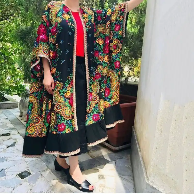 مانتو زنانه مدل عبایی بلند