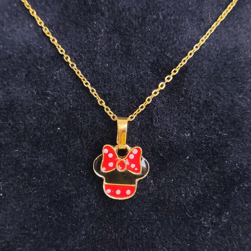 گردنبند دخترانه مدل میکی موس