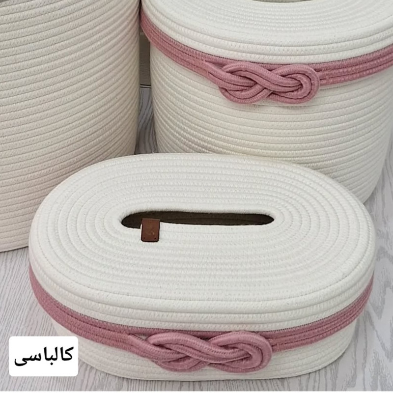 ست سطل و جای دستمال مدل infinity ست سطل و جای دستمال مدل infinity