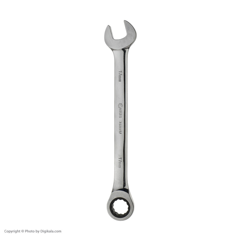 آچار جغجغه ای یک سر تخت جنیوس تولز مدل 768517 سایز 17 میلی متر