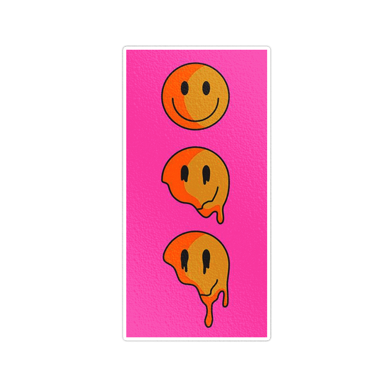 استیکر لپ تاپ ماسا دیزاین طرح smile مدل STKA00363